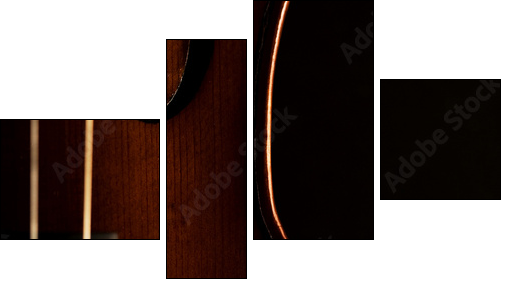 Part of violin  - Obraz czteroczęściowy, Fortyk