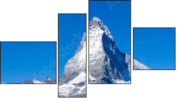 The Matterhorn in Switzerland  - Obraz czteroczęściowy, Fortyk