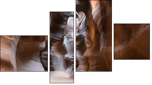 Antelope Canyon, Arizona  - Obraz czteroczęściowy, Fortyk