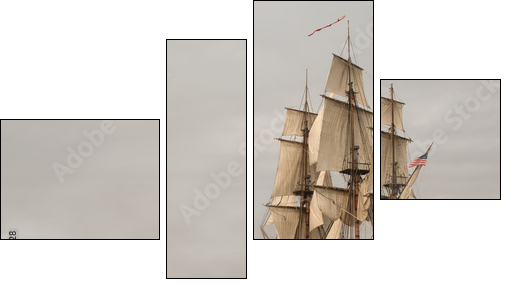 Fregata we mgle – historia żagli
 - Obraz czteroczęściowy, Fortyk