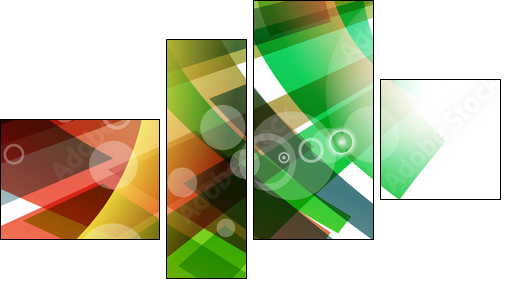 abstract background  - Obraz czteroczęściowy, Fortyk