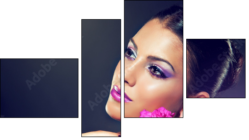 Beauty Portrait  - Obraz czteroczęściowy, Fortyk