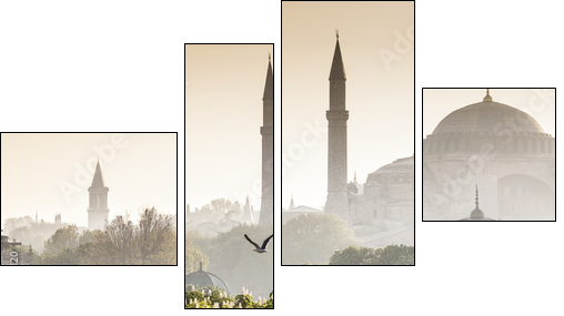 Sultanahmet Camii / Blue Mosque, Istanbul, Turkey  - Obraz czteroczęściowy, Fortyk