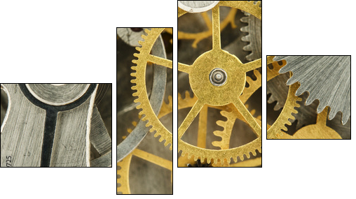 clockwork  - Obraz czteroczęściowy, Fortyk