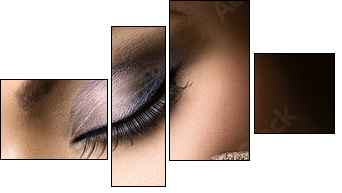 Fashion Beauty Model Girl. Manicure and Make-up  - Obraz czteroczęściowy, Fortyk
