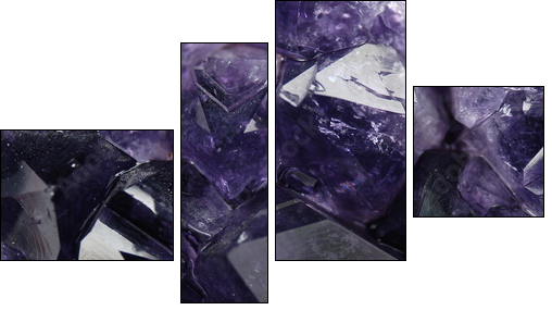 Amethyst  - Obraz czteroczęściowy, Fortyk