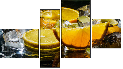 lemon  - Obraz czteroczęściowy, Fortyk