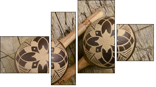 Maracas Maraca Marakasy ÐÐ°ÑÐ°ÐºÐ°Ñ ãã©ã«ã¹ ×××¨××§×¡  - Obraz czteroczęściowy, Fortyk