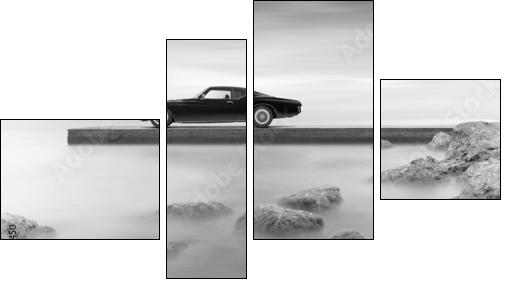 Buick Riviera 1972  - Obraz czteroczęściowy, Fortyk