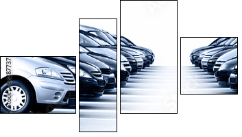Fahrzeuge Autobanner  - Obraz czteroczęściowy, Fortyk