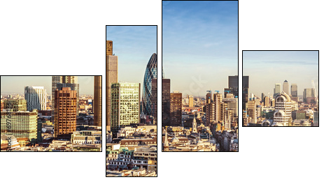 City of London  - Obraz czteroczęściowy, Fortyk