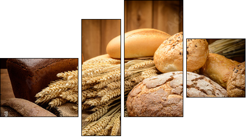 The Bread  - Obraz czteroczęściowy, Fortyk