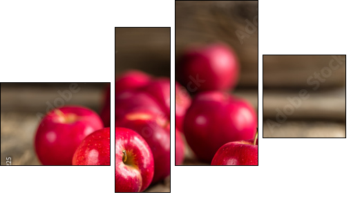 Apples  - Obraz czteroczęściowy, Fortyk
