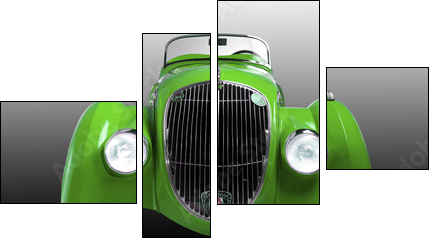 Auto d'epoca  - Obraz czteroczęściowy, Fortyk