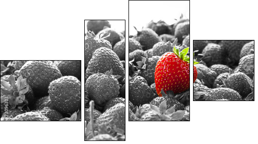Business Advertising. Stand Out. Business concept.  - Obraz czteroczęściowy, Fortyk