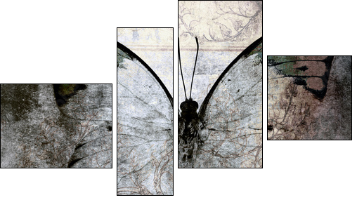 Motyl (jak) malowany – piękno w stylu grunge
 - Obraz czteroczęściowy, Fortyk