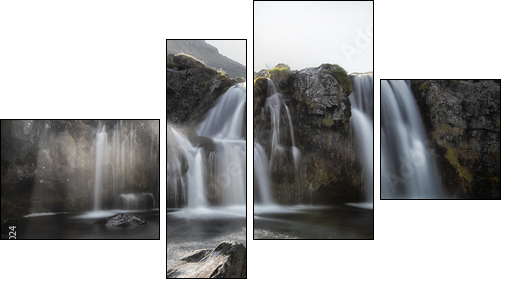 Kirkjufellsfoss  - Obraz czteroczęściowy, Fortyk