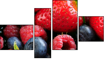 Owoce leśne – kolorowy bukiet
 - Obraz czteroczęściowy, Fortyk