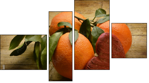 Appelsiner pÃ¥ jakt etter ekte kjÃ¦rlighet  - Obraz czteroczęściowy, Fortyk