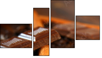 Gorzka czekolada z cynamonem
 - Obraz czteroczęściowy, Fortyk