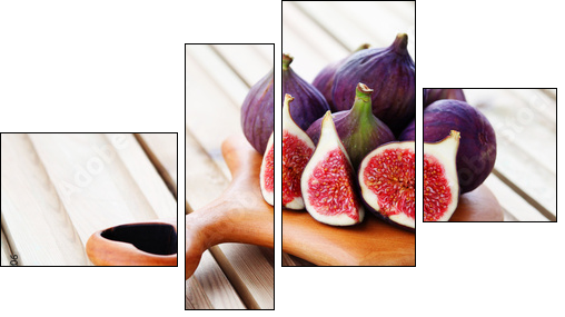 fresh figs - Obraz czteroczęściowy, Fortyk