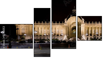 Pałacyk Petit Palais nocą- Paryż
 - Obraz czteroczęściowy, Fortyk