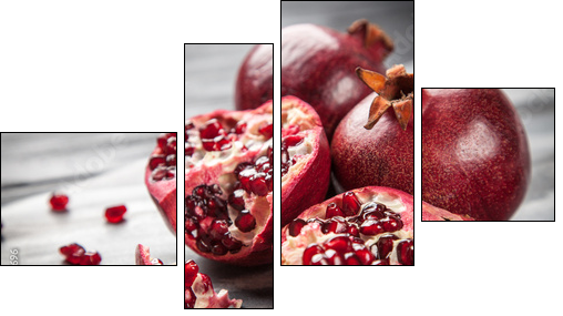 Rajskie jabłuszka - pełnia smaku - Obraz czteroczęściowy, Fortyk