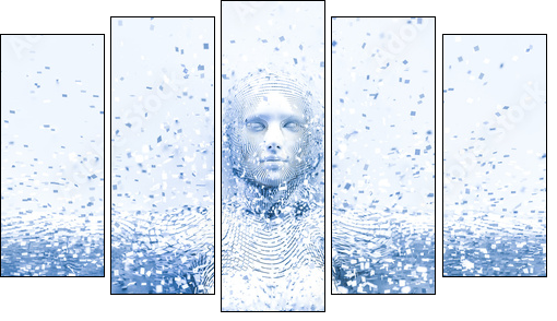 Artificial intelligence - Obraz pięcioczęściowy, Pentaptyk