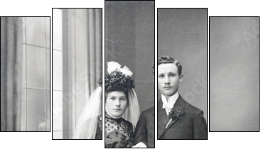 Portret ślubny z tamtych lat
 - Obraz pięcioczęściowy, Pentaptyk