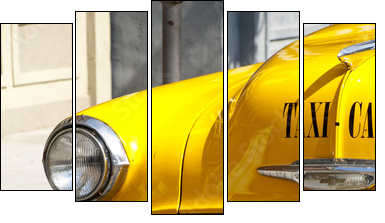 Żółta taksówka
 - Obraz pięcioczęściowy, Pentaptyk