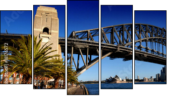 Potęga mostów- Sydney
 - Obraz pięcioczęściowy, Pentaptyk