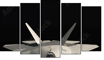 Jet Fighter Head On  - Obraz pięcioczęściowy, Pentaptyk