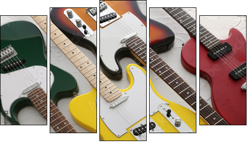 guitar music  - Obraz pięcioczęściowy, Pentaptyk