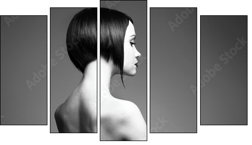 Kobieta – elegancka symetria
 - Obraz pięcioczęściowy, Pentaptyk