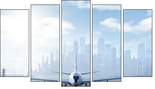 Mocne przyziemienie – lądowanie w wielkim mieście
 - Obraz pięcioczęściowy, Pentaptyk