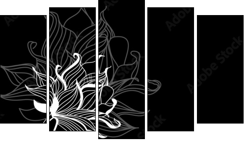 Kwiaty okiem grafika
 - Obraz pięcioczęściowy, Pentaptyk