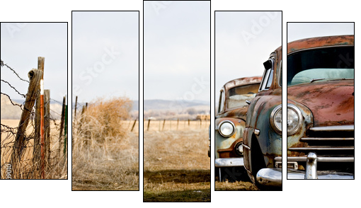 Samochody retro – amerykańska prowincja
 - Obraz pięcioczęściowy, Pentaptyk