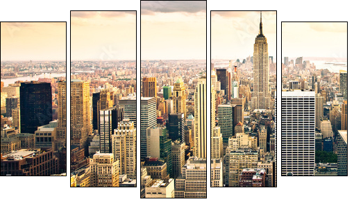 Nowy York – miasto szerokich horyzontów
 - Obraz pięcioczęściowy, Pentaptyk