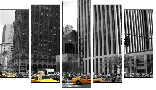 Żółta taksówka – Nowy York w akcji
 - Obraz pięcioczęściowy, Pentaptyk