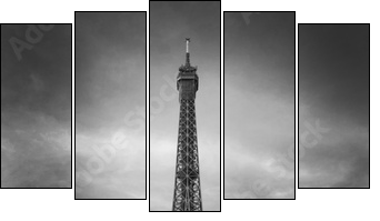 Wieża Eiffela okiem turysty – artysty
 - Obraz pięcioczęściowy, Pentaptyk