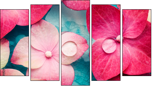Odświeżające kwiaty – wellness & spa
 - Obraz pięcioczęściowy, Pentaptyk