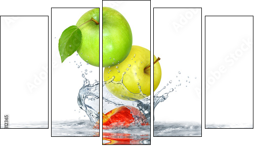 Obst 344  - Obraz pięcioczęściowy, Pentaptyk