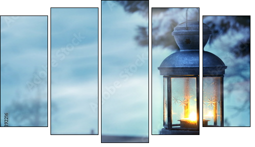 Lampion – zimowa latarnia
 - Obraz pięcioczęściowy, Pentaptyk