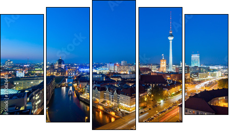 Berlin nocą – niemiecka panorama
 - Obraz pięcioczęściowy, Pentaptyk