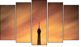 Wieża Eiffela w roli głównej
 - Obraz pięcioczęściowy, Pentaptyk
