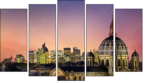 Paryż wieczorny – mniej oczywista Francja
 - Obraz pięcioczęściowy, Pentaptyk