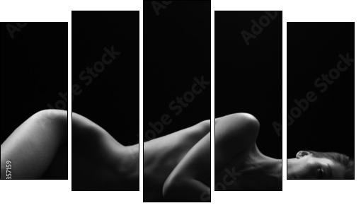 nudity  - Obraz pięcioczęściowy, Pentaptyk