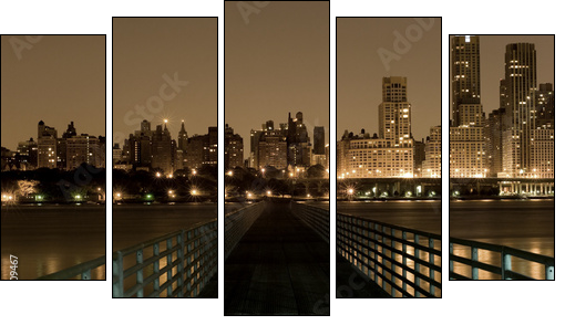 Morska droga, kierunek – Manhattan
 - Obraz pięcioczęściowy, Pentaptyk
