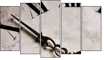 Zegar – klasyczna tarcza
 - Obraz pięcioczęściowy, Pentaptyk