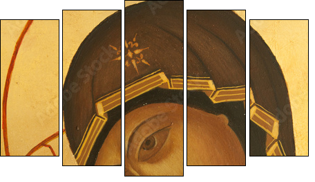 orthodox icon  - Obraz pięcioczęściowy, Pentaptyk